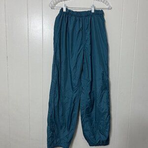 REI Elements Womens Teal Nylon Water & Wind Resistant Pants Size 10